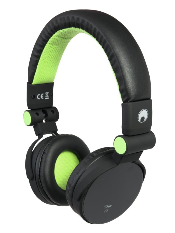 Omnitronic SHP-i3 Stereo sluchátka, zelená 