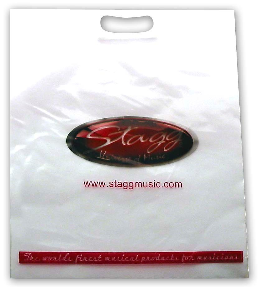 Stagg PLASTIC BAG, reklamní igelitová taška 