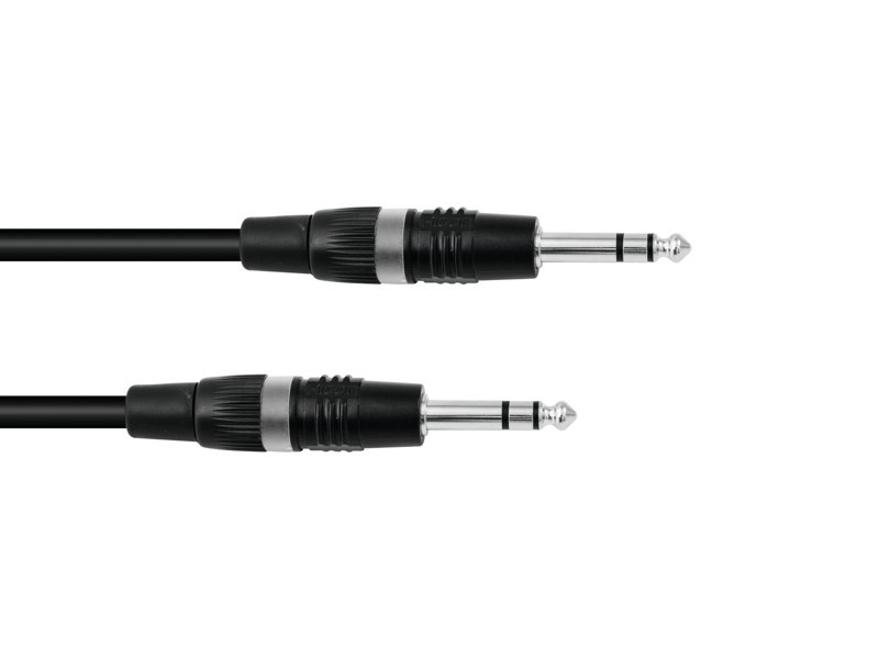 Sommer CABLE Jack cable 6.3 stereo 0.5m černý 