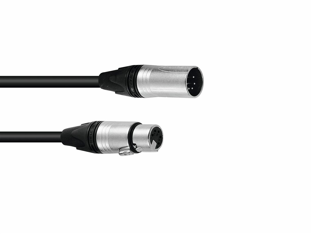 PSSO kabel X5-10DMX, XLR / XLR 5pin, 1m 