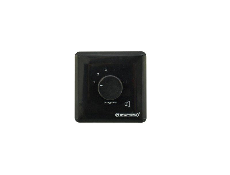Omnitronic ELA programový regulátor stereo černý 