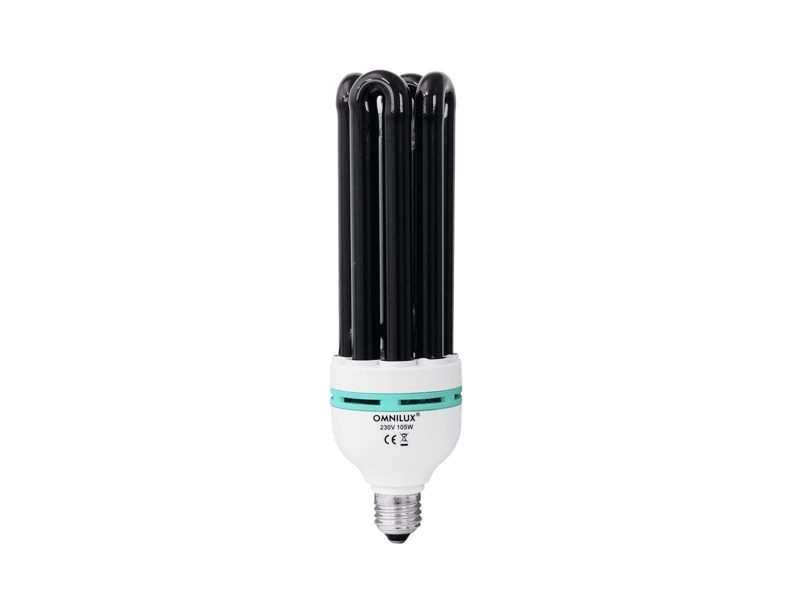 UV úsporná žárovka 105W E27 4U, 255mm, Omnilux 
